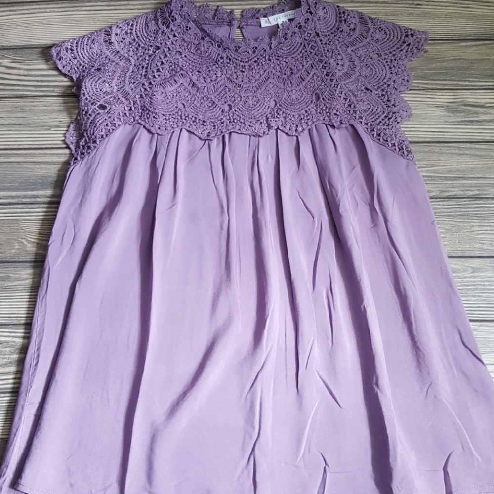 Last !! MARLENE Lace embroidered Blouse - Picture 3 of 6